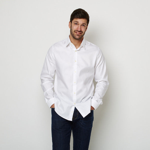 untucked white dress shirt Kamemir Mens Shirts Casual Button Down Shirt Long Sleeve Untucked Shirt Regular Fit Dress Shirts(White,L), Men's, Size: Large, Beige