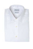 Solid White Dress Shirt Folded